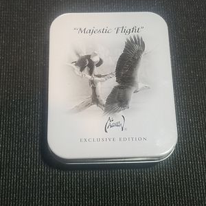 Exclusive Avon Al Agnew Eagle Pocket Watch *NEW*